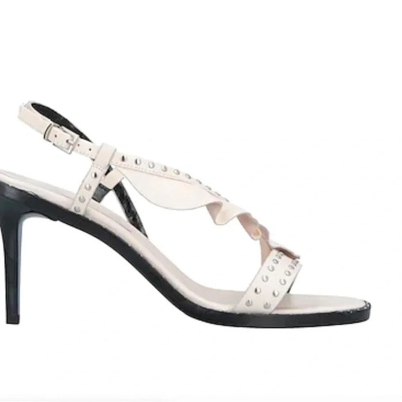 Lola Cruz Women Light Pink Suede Studded Heels US 9 EU 39 NWB - Picture 1 of 10